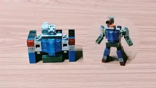 Mini Lego robot Transformer Megatron Soundwave moc G1 - easy Lego tutorials 