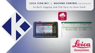 Leica iCON MC1 As-Built Logging and File Sync to Leica ConX