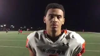 McDonogh football BJ Farrare, PJ Mustipher and Dejuan Ellis 09/30/17$