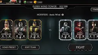 Mk Mobile Elder Wind Tower🗼Normal Battle 182👆Best Talent-tree & Equipments Settings