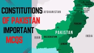Constitutions Of Pakistan | Important Mcqs For Competitive Exams | PPSC | FPSC.