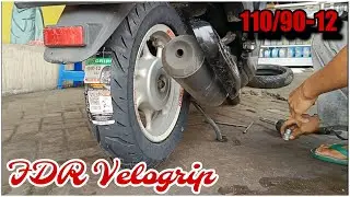 FDR Velogrip 110/90 ring 12 | ban belakang Scoopy
