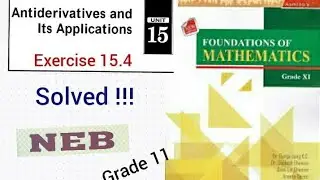 Antiderrivatives. Exercise 4 solved!!!. Foundation of Mathematics.