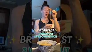 3 WEEKS OUT Bikini Competition Prep BREAKFAST 🍳🥣 #npcbikinicompetitor #breakfastideas #highprotein