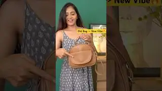 Old Bag Reuse Idea😍  #diy #craftyhome #diybag #bagmakeover #diyhandbag
