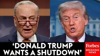Chuck Schumer Blames Donald Trump, Republicans For Politicizing The Government Funding Process