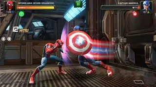 Marvel Universe Super Heroes Fight - Spiderman Vs Captain America #3 - Android Gameplay HD