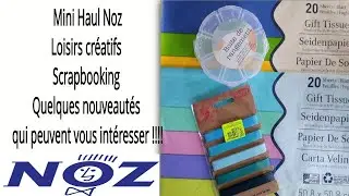Mini Haul Noz loisirs cr&eacute;atifs scrapbooking