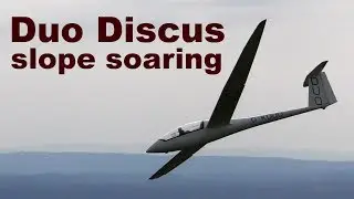 Duo Discus, scale RC glider, slope soaring, 2017