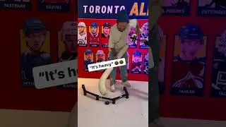 DAVID PASTRNAK USED THE 100 ROLLS OF TAPE HOCKEY STICK ☠️🏒