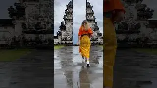 Spooky Lempuyang Temple // Sneak Peek for my next BALI vlog! #Shorts #bali #balitemples