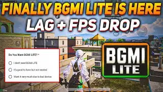 Наконец-то выходит BGMi Lite 😱 | Официальная дата релиза и опрос | Больше никаких проблем с паден...