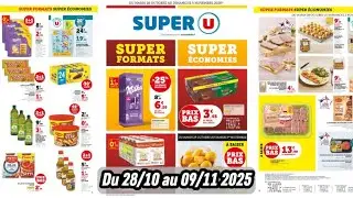 Nouveau catalogue💥SUPER U #super_u du 28/10 au 09/11 2025 France 🇫🇷