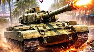 6 Star Chaos 😈 Panzer Tank vs Police | GTA Vice City Full Action#foryou#viral#video