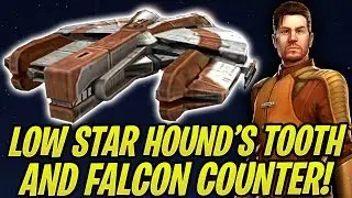 Ebon Hawk - The Plug N' Play Wonder Ship! Counter Hound's Tooth and Han's Falcon | Galaxy of Heroes