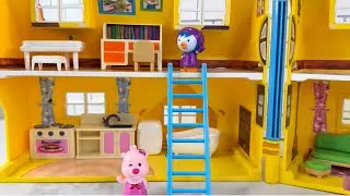 ASMR Satisfying W/ Unboxing & Review Pororo House Cooking Cute School Set Toy Collection |ASMR Video