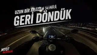 UZUN BİR SÜRE SONRA GERİ DÖNDÜK... YAMAHA MT 07 BAKIM.