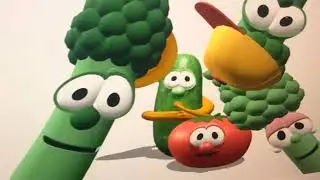 VeggieTales Theme Song 2007 with the 1997 VHS of Josh and the Big Wall&rsquo;s 1993 Audio Numbered