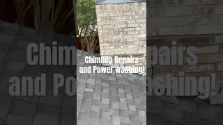 Chimney Repairs & Power Washing in Allen Tx | Before & After #AllenTx #ChimneyRepair #BeforeAfter