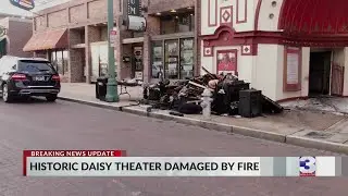 Electrical fire damages Historic Daisy Theatre