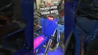 Tutorial WR155 Konsep Papan Spakbor YZ450 Pasang Lampu Tembak Spidometer #wr155  #yz450 #lamputembak