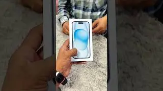 iPhone 15 WHITE COLOUR - UNBOXING
