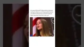 Michelle Phillips' SHOCKING Protest on Ed Sullivan Show #daily #world #facts #history #peace #global