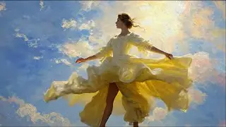 Visual Poems | Claude Monet | A Woman in a Peaceful Rose Garden 🌹