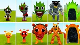 NEW EVOLUTIONARY VARIETIES OF MONSTER KING SPRUNKI OREN VS MONSTER KING SPRUNKI LIME IN GARRY'S MOD!