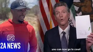 Gov Gavin Newsom Signs Bill Allowing Gun Crime Victims To Sue Gun Makers & Sellers