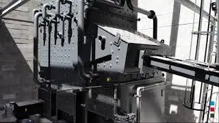 LSS-ST: Compact, high-class steam boiler, fueled by grape marc and wood chips.