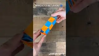 How To Make Easy Origami Magic Cube Spiral | fun Fidget Toy |Peper Antistress Transformer