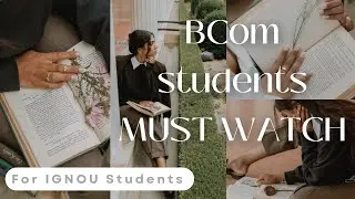 IGNOU 2026 SESSION | MUST WATCH | BCOM SUBJECTS 2025-26 | BCOM F BOOKS | IGNOU BOOKS #viral #ignou 