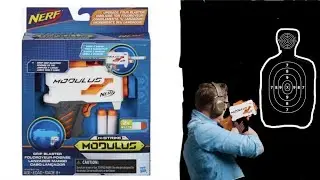 Nerf Modulus Grip blaster unboxing & Headshot Contest with friends