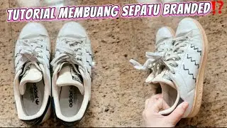 Cara Membuang Sepatu Branded Sepatu Adidas Asli ORGINAL #fypシ゚viral #viralvideo #adidas 