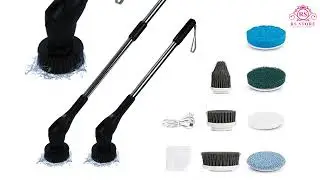 8 in 1 Electric Cleaning Brush for Kitchen, Bathroom and Floor ✅✅