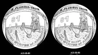 2019 Apollo 11 Coin Designs Revealed