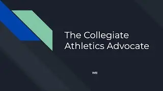 Welcome to the Collegiate Athletics Advocate