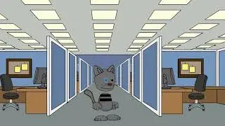 Gilbert inside an office