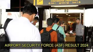 Asf Written test final result 2024 || ASF Final Interview date 2024 || Result 2024 On Paper x
