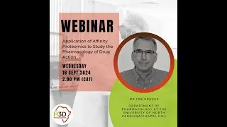 Application of Affinity Proteomics to Study the Pharmacology of Drug Action with Lee Graves