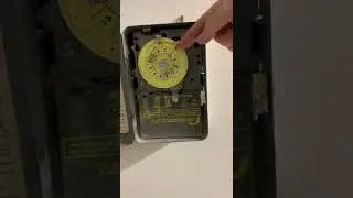 Parking lot lights - timer setting procedure