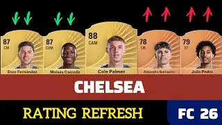 FiFA 26 Chelsea wanted rating upgrade & downgrades in fc, 26 ,cole palmer, Enzo Fernandez,Joao pedro