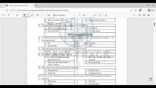 civil engineering mcq drawing fourth level, fifth level, six level #psc #engineering #drawing Part 1