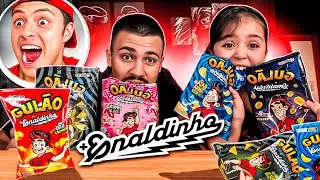 provando os SALGADINHOS do ENALDINHO
