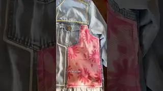 Making a custom jacket for my grandma #jacket #art #gift