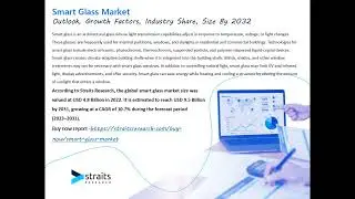 Smart Glass Market: Strategic Insights, Key Players, and Forecasts by 2032