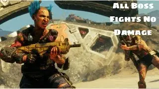 RAGE 2 -  All Boss Fights/All Bosses (No Damage - Nightmare)