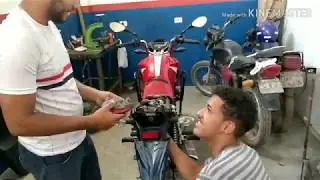 Coloquei a rabeta nova na( Titan 150 2015)