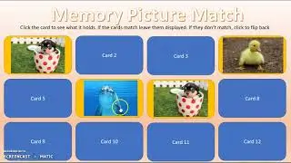 How to create a concentration game using PowerPoint